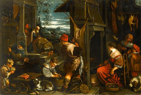 Jacopo  Bassano The Return of the Prodigal Son