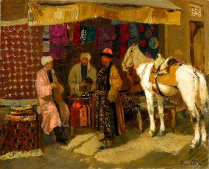 Alexei Vladimirovich Issupoff Samarkand Market