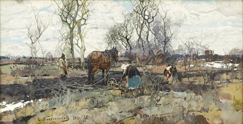 Stepan Feodorovich Kolesnikov In the Fields