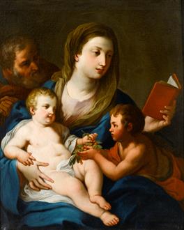Sebastiano Conca The Holy Family with the Infant Saint John the Baptist