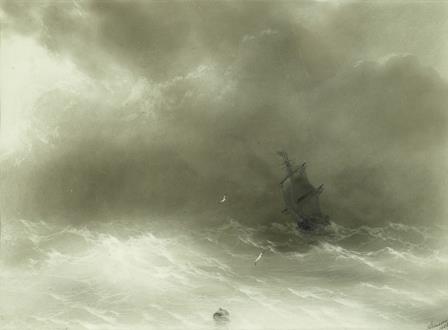 Ivan Konstantinovich  Aivazovsky A Strong Wind
