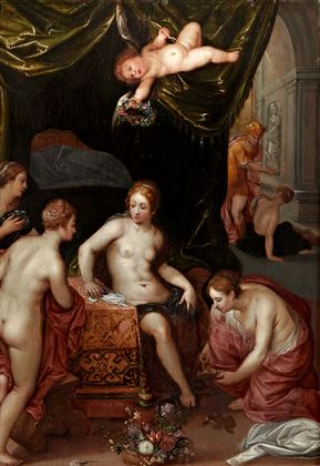 Herse and her Sisters with Mercury
