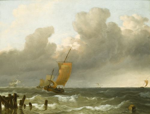 Shipping by the Dutch Coast