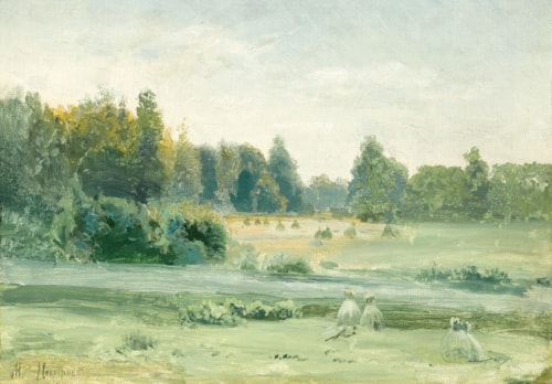Hayricks by the River