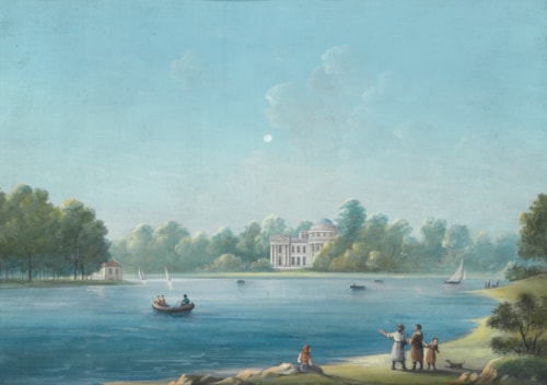 A View of Elagin Island Palace