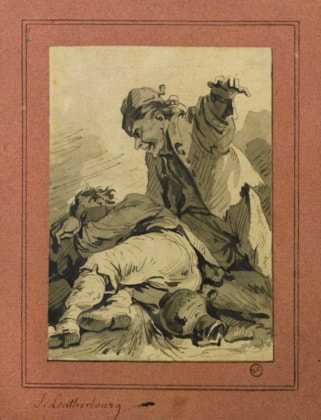 Two Men, One Sleeping