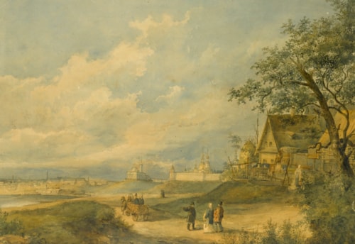 View of a Russian Provincial City