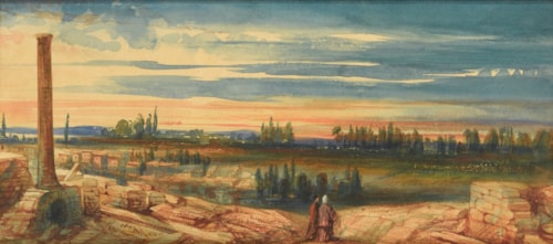 View of Constantinople after the fire of San Dimitri 1843